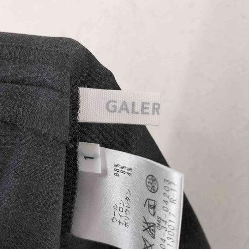 ギャルリーヴィー GALERIE VIE ウール センタープレステーパードパンツ レディース JPN:1